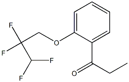 1-[2-(2,2,3,3-tetrafluoropropoxy)phenyl]propan-1-one Structure