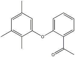 1-[2-(2,3,5-trimethylphenoxy)phenyl]ethan-1-one Structure