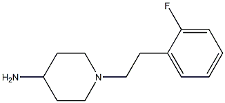 1-[2-(2-fluorophenyl)ethyl]piperidin-4-amine Structure