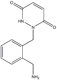 1-[2-(aminomethyl)benzyl]-1,2-dihydropyridazine-3,6-dione Structure