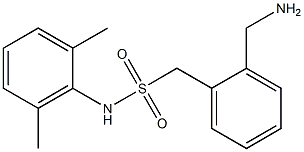 1-[2-(aminomethyl)phenyl]-N-(2,6-dimethylphenyl)methanesulfonamide Structure