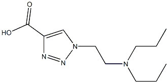 1-[2-(dipropylamino)ethyl]-1H-1,2,3-triazole-4-carboxylic acid Structure