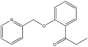 1-[2-(pyridin-2-ylmethoxy)phenyl]propan-1-one 구조식 이미지