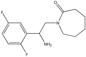 1-[2-amino-2-(2,5-difluorophenyl)ethyl]azepan-2-one Structure