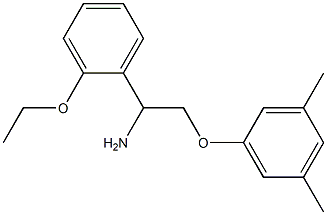 1-[2-amino-2-(2-ethoxyphenyl)ethoxy]-3,5-dimethylbenzene Structure