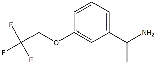 1-[3-(2,2,2-trifluoroethoxy)phenyl]ethanamine Structure