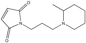 1-[3-(2-methylpiperidin-1-yl)propyl]-2,5-dihydro-1H-pyrrole-2,5-dione Structure