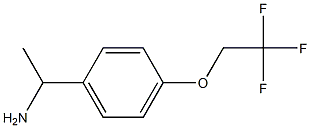 1-[4-(2,2,2-trifluoroethoxy)phenyl]ethanamine 구조식 이미지