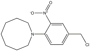 1-[4-(chloromethyl)-2-nitrophenyl]azocane 구조식 이미지