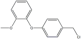 1-[4-(chloromethyl)phenoxy]-2-methoxybenzene Structure