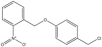 1-[4-(chloromethyl)phenoxymethyl]-2-nitrobenzene Structure