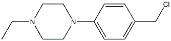 1-[4-(chloromethyl)phenyl]-4-ethylpiperazine Structure