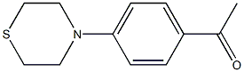 1-[4-(thiomorpholin-4-yl)phenyl]ethan-1-one 구조식 이미지