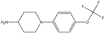 1-[4-(trifluoromethoxy)phenyl]piperidin-4-amine Structure
