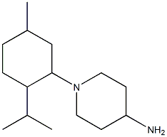 1-[5-methyl-2-(propan-2-yl)cyclohexyl]piperidin-4-amine 구조식 이미지