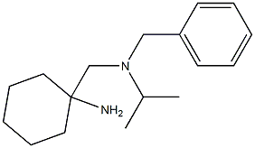 1-{[benzyl(propan-2-yl)amino]methyl}cyclohexan-1-amine Structure