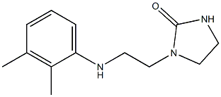 1-{2-[(2,3-dimethylphenyl)amino]ethyl}imidazolidin-2-one Structure