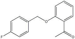 1-{2-[(4-fluorophenyl)methoxy]phenyl}ethan-1-one 구조식 이미지
