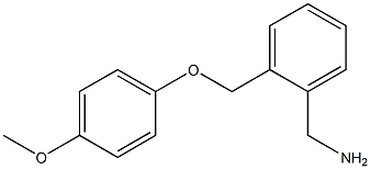 1-{2-[(4-methoxyphenoxy)methyl]phenyl}methanamine Structure