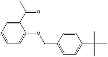 1-{2-[(4-tert-butylphenyl)methoxy]phenyl}ethan-1-one 구조식 이미지