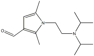 1-{2-[bis(propan-2-yl)amino]ethyl}-2,5-dimethyl-1H-pyrrole-3-carbaldehyde Structure