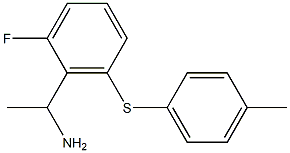 1-{2-fluoro-6-[(4-methylphenyl)sulfanyl]phenyl}ethan-1-amine Structure