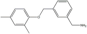 1-{3-[(2,4-dimethylphenoxy)methyl]phenyl}methanamine Structure