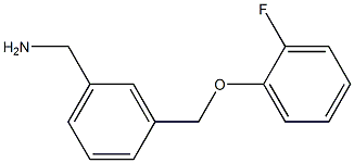 1-{3-[(2-fluorophenoxy)methyl]phenyl}methanamine Structure