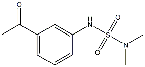 1-{3-[(dimethylsulfamoyl)amino]phenyl}ethan-1-one Structure