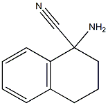 1-amino-1,2,3,4-tetrahydronaphthalene-1-carbonitrile Structure