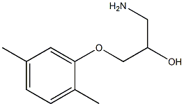 1-amino-3-(2,5-dimethylphenoxy)propan-2-ol 구조식 이미지