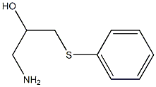 1-amino-3-(phenylsulfanyl)propan-2-ol Structure