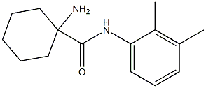 1-amino-N-(2,3-dimethylphenyl)cyclohexanecarboxamide 구조식 이미지