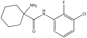 1-amino-N-(3-chloro-2-fluorophenyl)cyclohexane-1-carboxamide Structure