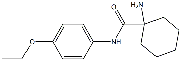 1-amino-N-(4-ethoxyphenyl)cyclohexanecarboxamide Structure