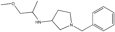 1-benzyl-N-(1-methoxypropan-2-yl)pyrrolidin-3-amine Structure