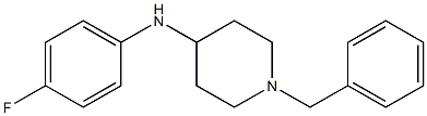 1-benzyl-N-(4-fluorophenyl)piperidin-4-amine 구조식 이미지