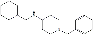 1-benzyl-N-(cyclohex-3-en-1-ylmethyl)piperidin-4-amine 구조식 이미지