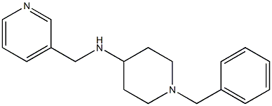 1-benzyl-N-(pyridin-3-ylmethyl)piperidin-4-amine 구조식 이미지