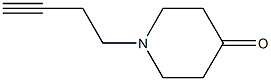 1-but-3-ynylpiperidin-4-one 구조식 이미지