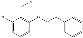 1-chloro-2-(chloromethyl)-3-(2-phenylethoxy)benzene Structure