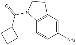 1-cyclobutanecarbonyl-2,3-dihydro-1H-indol-5-amine Structure