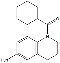1-cyclohexanecarbonyl-1,2,3,4-tetrahydroquinolin-6-amine 구조식 이미지