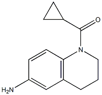 1-cyclopropanecarbonyl-1,2,3,4-tetrahydroquinolin-6-amine Structure
