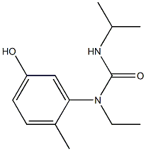 1-ethyl-1-(5-hydroxy-2-methylphenyl)-3-propan-2-ylurea 구조식 이미지