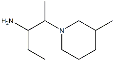 1-ethyl-2-(3-methylpiperidin-1-yl)propylamine 구조식 이미지