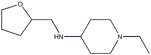 1-ethyl-N-(oxolan-2-ylmethyl)piperidin-4-amine 구조식 이미지