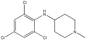 1-methyl-N-(2,4,6-trichlorophenyl)piperidin-4-amine Structure