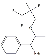 1-phenyl-2-(2,2,3,3-tetrafluoropropoxy)propan-1-amine Structure
