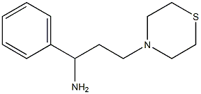 1-phenyl-3-(thiomorpholin-4-yl)propan-1-amine 구조식 이미지